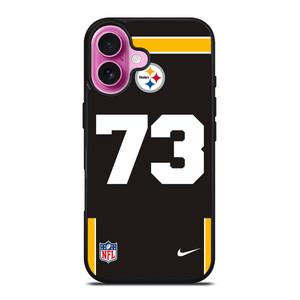 PITTSBURGH STEELERS JOE HAEG 73 NFL NIKE iPhone 16 Plus Case Cover