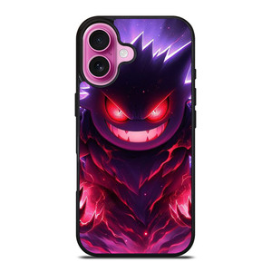 POKEMON GENGAR POCKET MONSTERS ART iPhone 16 Plus Case Cover