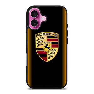 PORSCHE CAR GOLD iPhone 16 Plus Case Cover