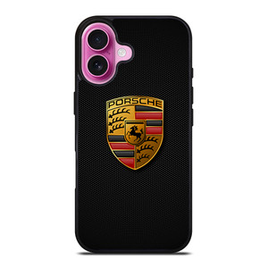 PORSCHE CARBON FIBER iPhone 16 Plus Case Cover PORSCHE CARBON FIBER iPhone 16 Plus Case Cover