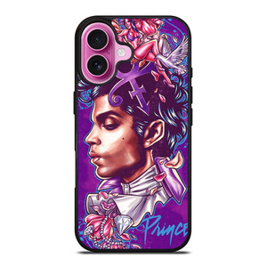 PRINCE PURPLE ART iPhone 16 Plus Case Cover PRINCE PURPLE ART iPhone 16 Plus Case Cover