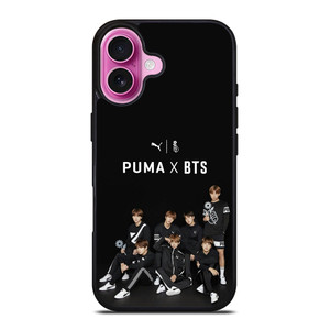 PUMA X BTS KPOP iPhone 16 Plus Case Cover PUMA X BTS KPOP iPhone 16 Plus Case Cover