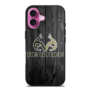 REALTREE WOODEN LOGO iPhone 16 Plus Case Cover REALTREE WOODEN LOGO iPhone 16 Plus Case Cover