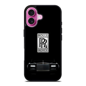 ROLLS ROYCE CAR SILHOUETTE iPhone 16 Plus Case Cover ROLLS ROYCE CAR SILHOUETTE iPhone 16 Plus Case Cover