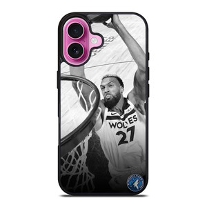 RUDY GOBERT MINNESOTA TIMBERWOLVES iPhone 16 Plus Case Cover