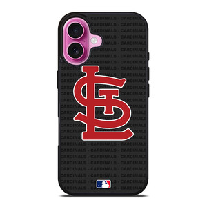 SAINT LOUIS CARDINALS BASEBALL BLACK iPhone 16 Plus Case Cover