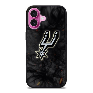 SAN ANTONIO SPURS BASKETBALL NBA FIRE iPhone 16 Plus Case Cover SAN ANTONIO SPURS BASKETBALL NBA FIRE iPhone 16 Plus Case Cover