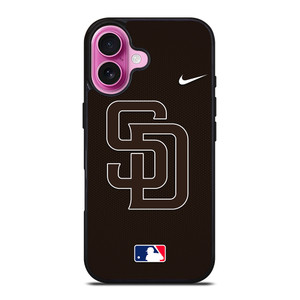 SAN DIEGO PADRES MLB BASEBALL NIKE iPhone 16 Plus Case Cover SAN DIEGO PADRES MLB BASEBALL NIKE iPhone 16 Plus Case Cover