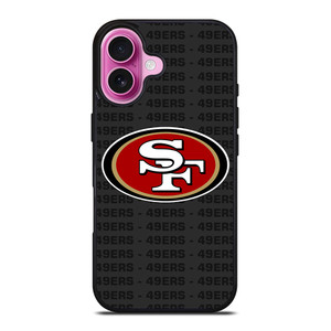 SAN FRANCISCO 49ERS FOOTBALL TEXT iPhone 16 Plus Case Cover