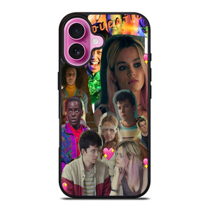 SEX EDUCATION MOVIES COLLAGE iPhone 16 Plus Case Cover