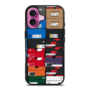 SNEAKERS BOX STACKED iPhone 16 Plus Case Cover