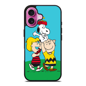 SNOOPY THE PEANUTS AND GANK iPhone 16 Plus Case Cover