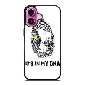 SNOOPY THE PEANUTS FINGER PRINT MY DNA iPhone 16 Plus Case Cover