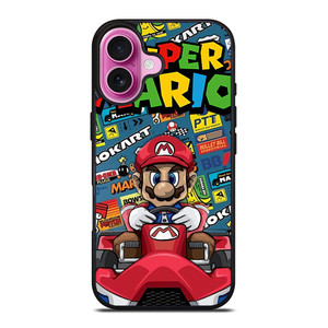 SUPER MARIO BROSS NINTENDO GAME MARIO CART iPhone 16 Plus Case Cover SUPER MARIO BROSS NINTENDO GAME MARIO CART iPhone 16 Plus Case Cover