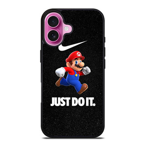 SUPER MARIO BROSS X NIKE JUST DO IT iPhone 16 Plus Case Cover SUPER MARIO BROSS X NIKE JUST DO IT iPhone 16 Plus Case Cover