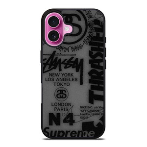 SUPREME STUSSY HYPEBEAST iPhone 16 Plus Case Cover