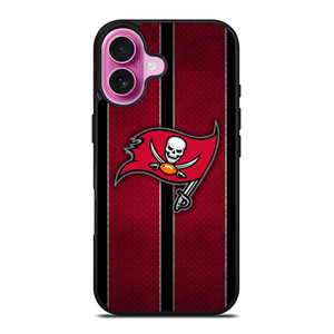 TAMPA BAY BUCCANEERS NFL METAL STRIPE iPhone 16 Plus Case Cover