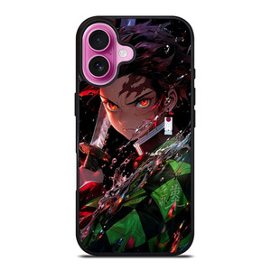 TANJIRO KAMADO DEMON SLAYER MANGA ANIME iPhone 16 Plus Case Cover TANJIRO KAMADO DEMON SLAYER MANGA ANIME iPhone 16 Plus Case Cover