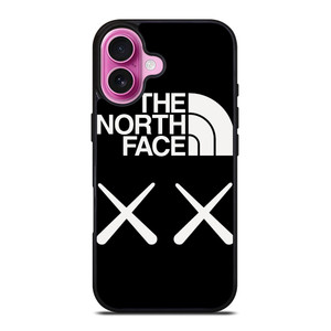 THE NORTH FACE X KAWS LOGO iPhone 16 Plus Case Cover