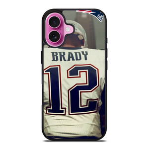 TOM BRADY JERSEY NEW ENGLAND PATRIOTS iPhone 16 Plus Case Cover TOM BRADY JERSEY NEW ENGLAND PATRIOTS iPhone 16 Plus Case Cover