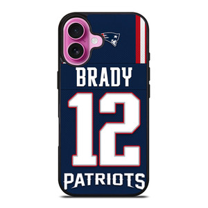 TOM BRADY NEW ENGLAND PATRIOTS NFL JERSEY iPhone 16 Plus Case Cover TOM BRADY NEW ENGLAND PATRIOTS NFL JERSEY iPhone 16 Plus Case Cover