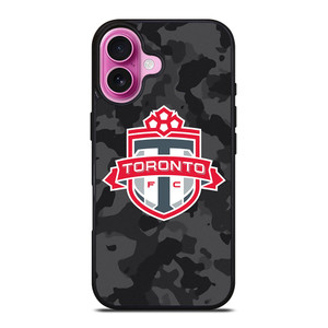 TORONTO FC MLS BLACK CAMO iPhone 16 Plus Case Cover