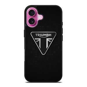 TRIUMPH CARBON FIBER iPhone 16 Plus Case Cover TRIUMPH CARBON FIBER iPhone 16 Plus Case Cover