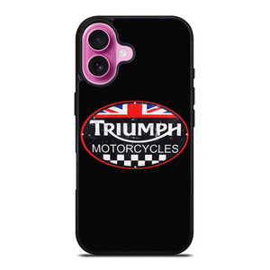 TRIUMPH MOTORCYCLES BADGE iPhone 16 Plus Case Cover