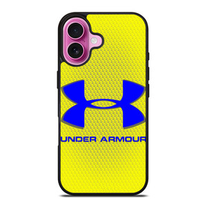 UNDER ARMOUR LOGO BLUE YELLOW iPhone 16 Plus Case Cover