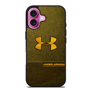 UNDER ARMOUR LOGO EMBROIDERY YELLOW iPhone 16 Plus Case Cover