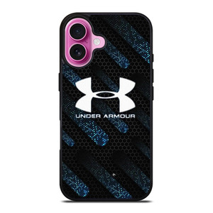 UNDER ARMOUR METAL CARBON iPhone 16 Plus Case Cover UNDER ARMOUR METAL CARBON iPhone 16 Plus Case Cover