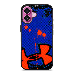 UNDER ARMOUR ORANGE BLUE LOGO iPhone 16 Plus Case Cover
