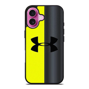 UNDER ARMOUR YELLOW STRIPE iPhone 16 Plus Case Cover
