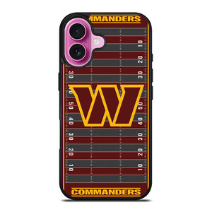 WASHINGTON COMMANDERS FOOTBALL FIELD iPhone 16 Plus Case Cover