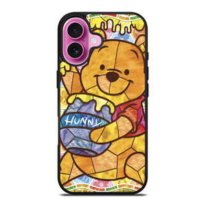 WINNIE THE POOH DISNEY MOZAIC ART iPhone 16 Plus Case Cover WINNIE THE POOH DISNEY MOZAIC ART iPhone 16 Plus Case Cover