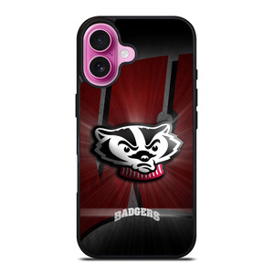 WISCONSIN BADGERS FOOTBALL LOGO iPhone 16 Plus Case Cover