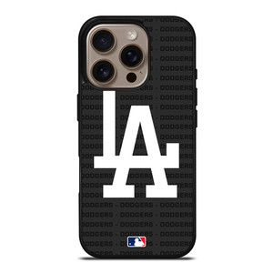 LOS ANGELES DODGERS BASEBALL BLACK iPhone 16 Pro Case Cover