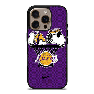 LOS ANGELES LAKERS NIKE SNOOPY iPhone 16 Pro Case Cover LOS ANGELES LAKERS NIKE SNOOPY iPhone 16 Pro Case Cover