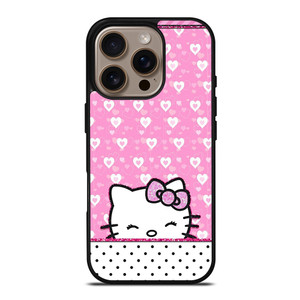 LOVELY HELLO KITTY iPhone 16 Pro Case Cover LOVELY HELLO KITTY iPhone 16 Pro Case Cover