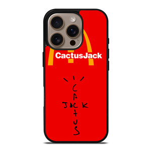 MCDONALD X TRAVIS SCOTT CACTUS JACK iPhone 16 Pro Case Cover MCDONALD X TRAVIS SCOTT CACTUS JACK iPhone 16 Pro Case Cover