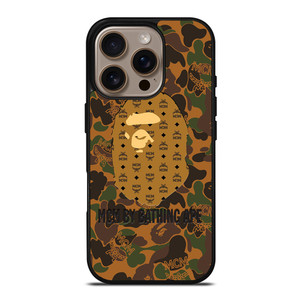 MCM MICHAEL CROMER MUNICH BATHING APE CAMO iPhone 16 Pro Case Cover