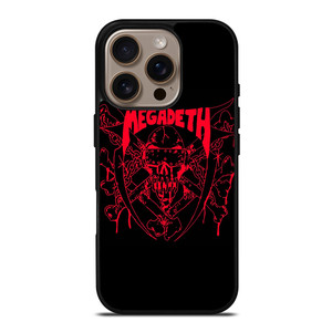 MEGADETH METAL BAND LOGO iPhone 16 Pro Case Cover MEGADETH METAL BAND LOGO iPhone 16 Pro Case Cover