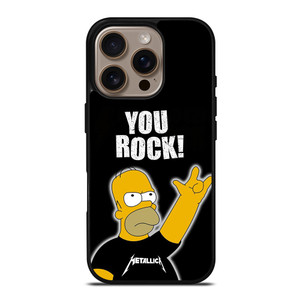 METALLICA ROCK HOMER SIMPSONS iPhone 16 Pro Case Cover METALLICA ROCK HOMER SIMPSONS iPhone 16 Pro Case Cover