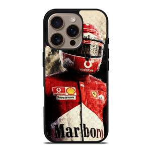 MICHAEL SCHUMACHER FERRARI F1 iPhone 16 Pro Case Cover