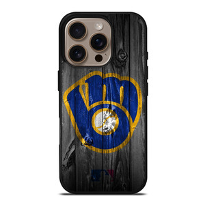 MILWAUKEE BREWERS MLB BASEBALL WOODEN LOGO iPhone 16 Pro Case Cover MILWAUKEE BREWERS MLB BASEBALL WOODEN LOGO iPhone 16 Pro Case Cover