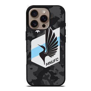 MINNESOTA UNITED FC MLS BLACK CAMO iPhone 16 Pro Case Cover MINNESOTA UNITED FC MLS BLACK CAMO iPhone 16 Pro Case Cover