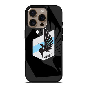 MINNESOTA UNITED FC MLS BLACK iPhone 16 Pro Case Cover MINNESOTA UNITED FC MLS BLACK iPhone 16 Pro Case Cover