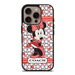 MINNIE MOUSE DISNEY COACH NEW YORK LOGO iPhone 16 Pro Case Cover