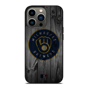 MILWAUKEE BREWERS BASEBALL MLB WOOD LOGO iPhone 13 Pro Case Cover MILWAUKEE BREWERS BASEBALL MLB WOOD LOGO iPhone 13 Pro Case Cover