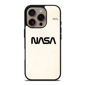 NASA LOGO WHITEI CON iPhone 16 Pro Case Cover